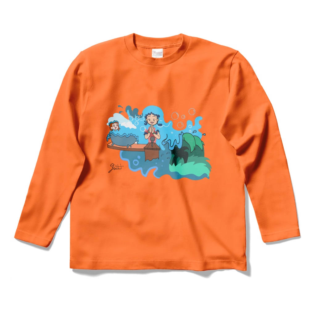 水のお姫様が発表を行いますlong sleeve t-shirt