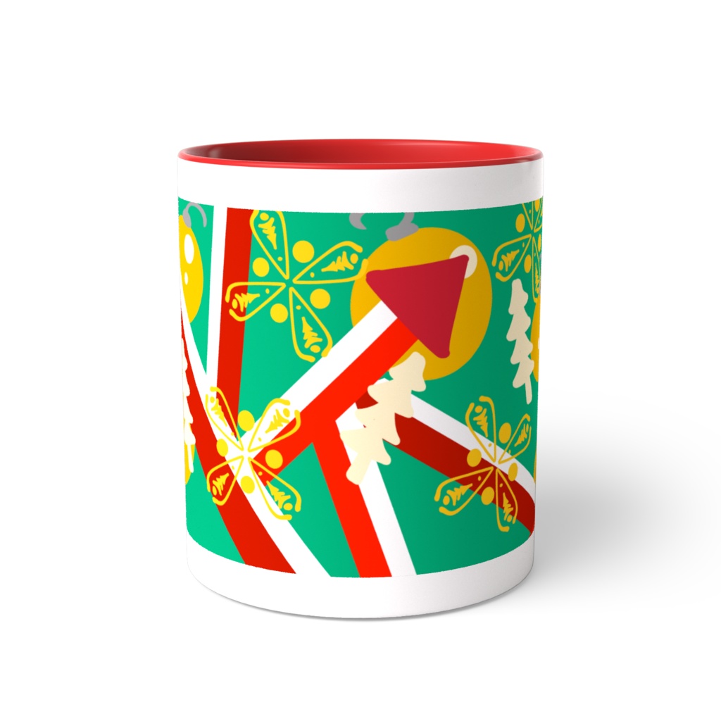 Faster ゴールデン・クリスマス 2トーンマグ