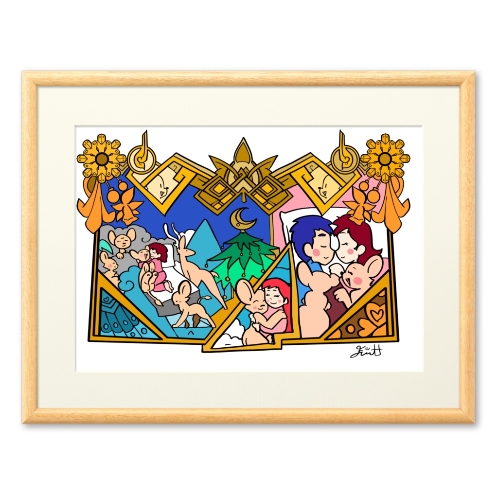 **《Twins Sleeping with Lions – プリモアート》