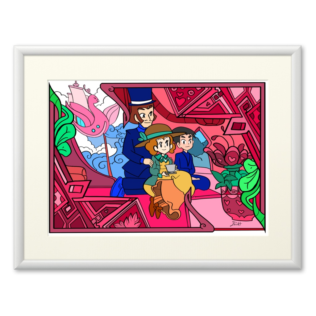 桃色孔雀船理解の椿