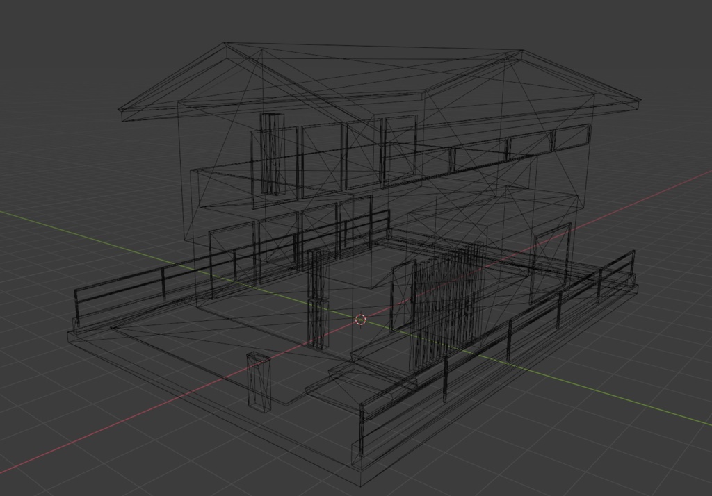 戸建住宅(ローポリ)