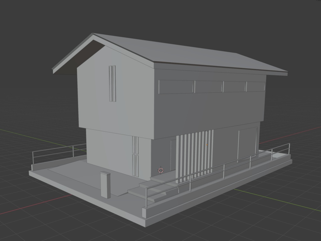 戸建住宅(ローポリ)