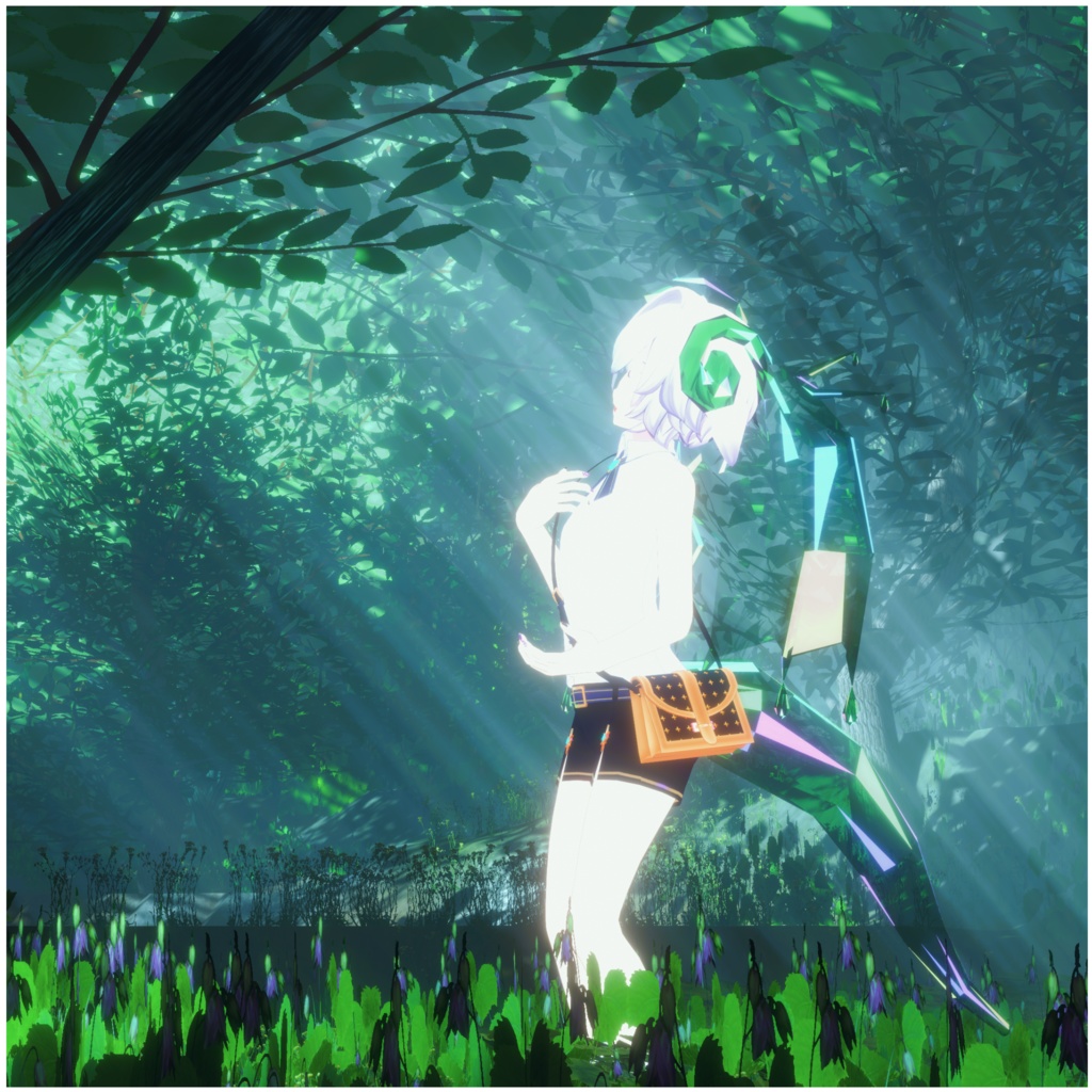 【PB対応】クリスタルドラゴンセット-Crystal Dragon Set-【VRChat想定】