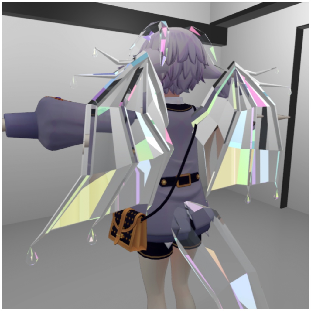 【PB対応】クリスタルドラゴンセット-Crystal Dragon Set-【VRChat想定】