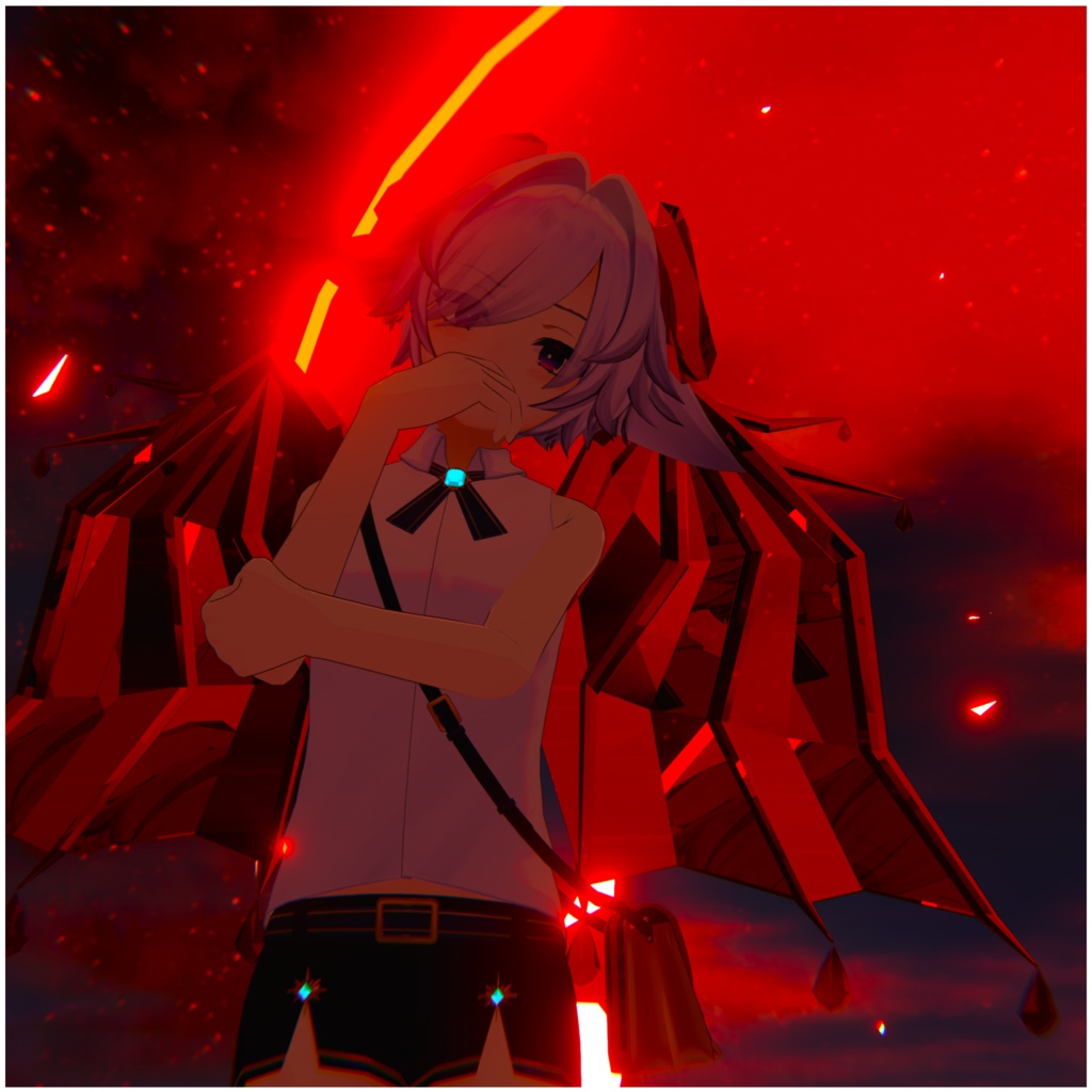 【PB対応】クリスタルドラゴンセット-Crystal Dragon Set-【VRChat想定】