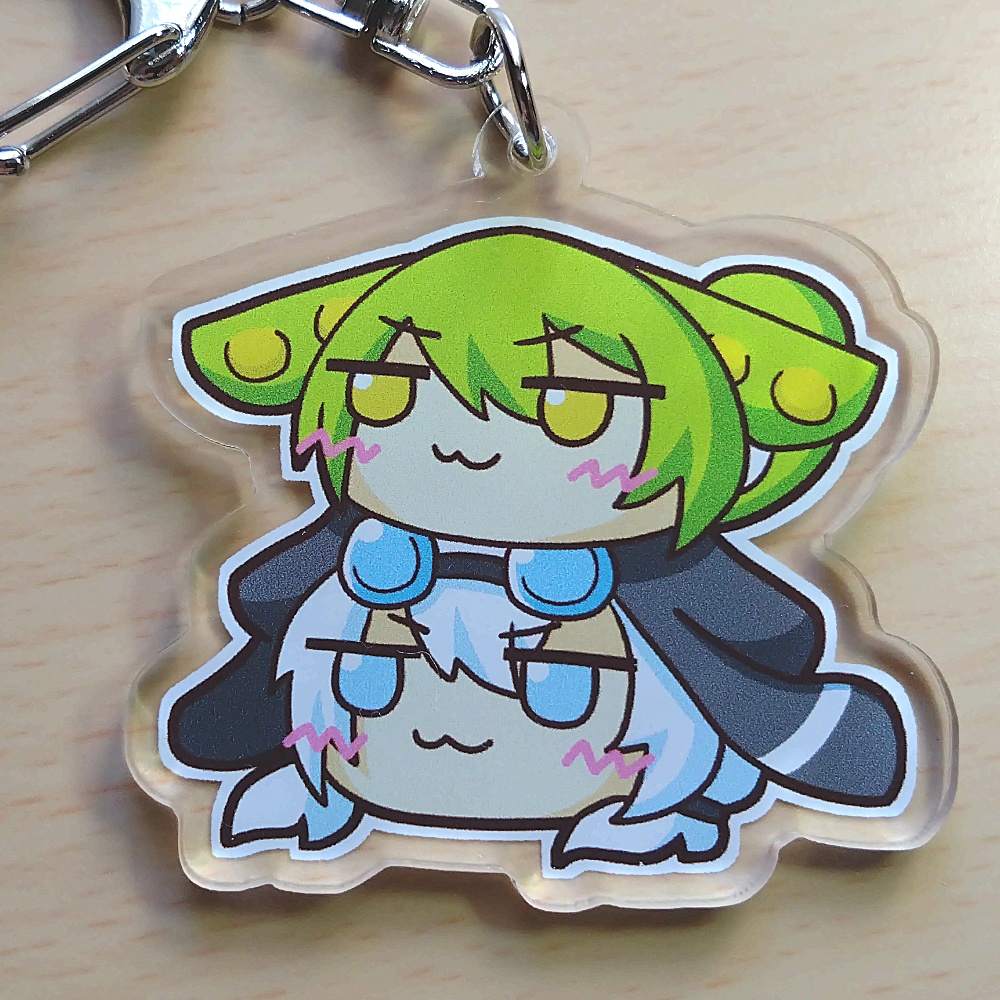 ずんだもち（概念）　アクリルキーホルダー