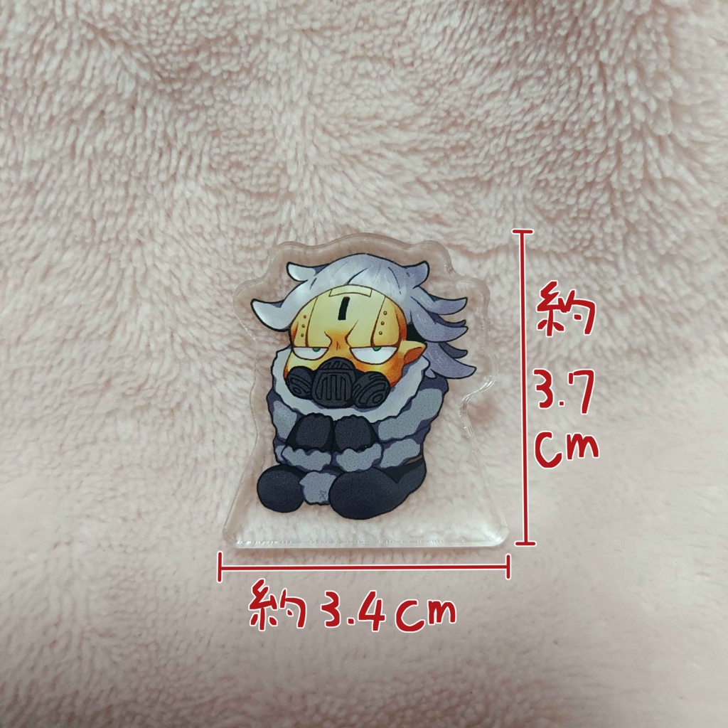 【APEX】ちい黒心 自立アクリルスタンド ペタン座り【コースティック】