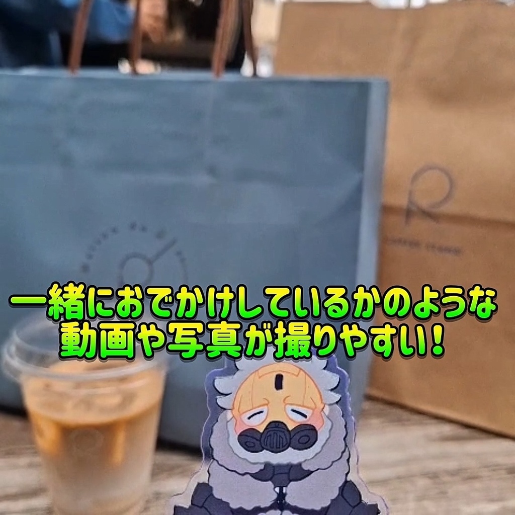 ちい黒心といっしょ アクリルスタンド(フレークシール付)