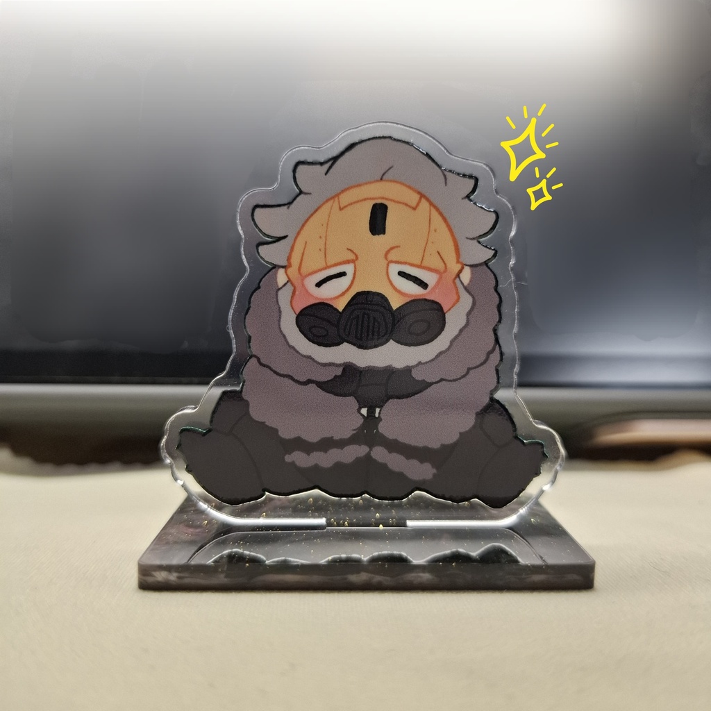 ちい黒心といっしょ アクリルスタンド(フレークシール付)