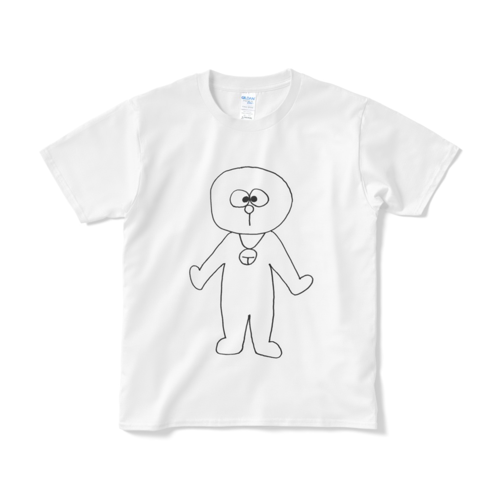 画伯tシャツ 青い狸 Karin Shop Booth