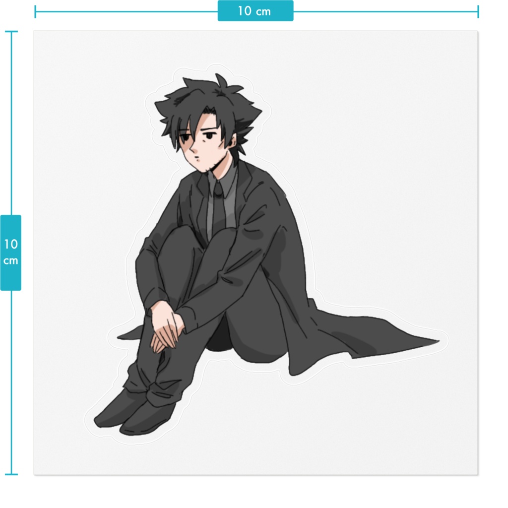 正義の味方になりたかったステッカー