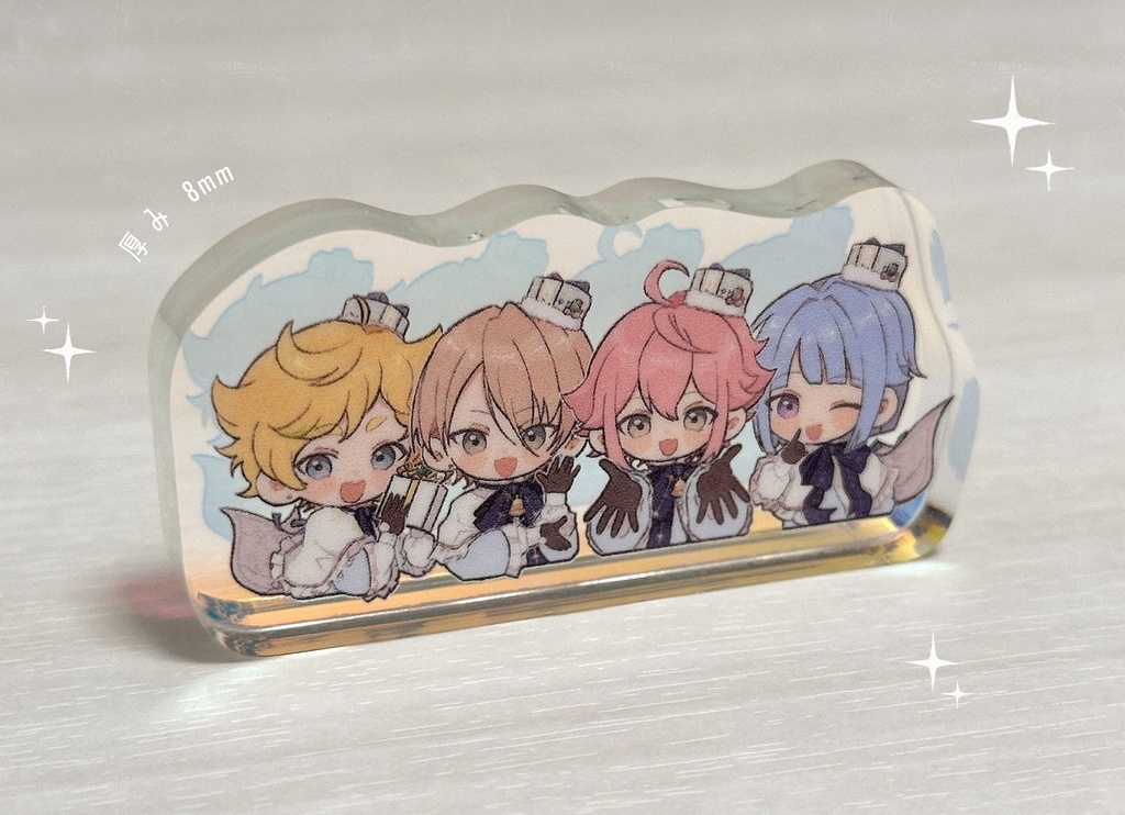 Branco オーロラアクリルブロック