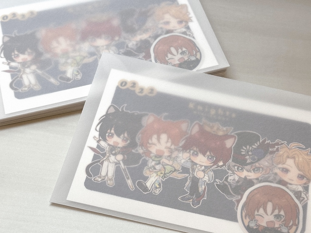 Knights ポストカード&シール + エゴイストシールセット