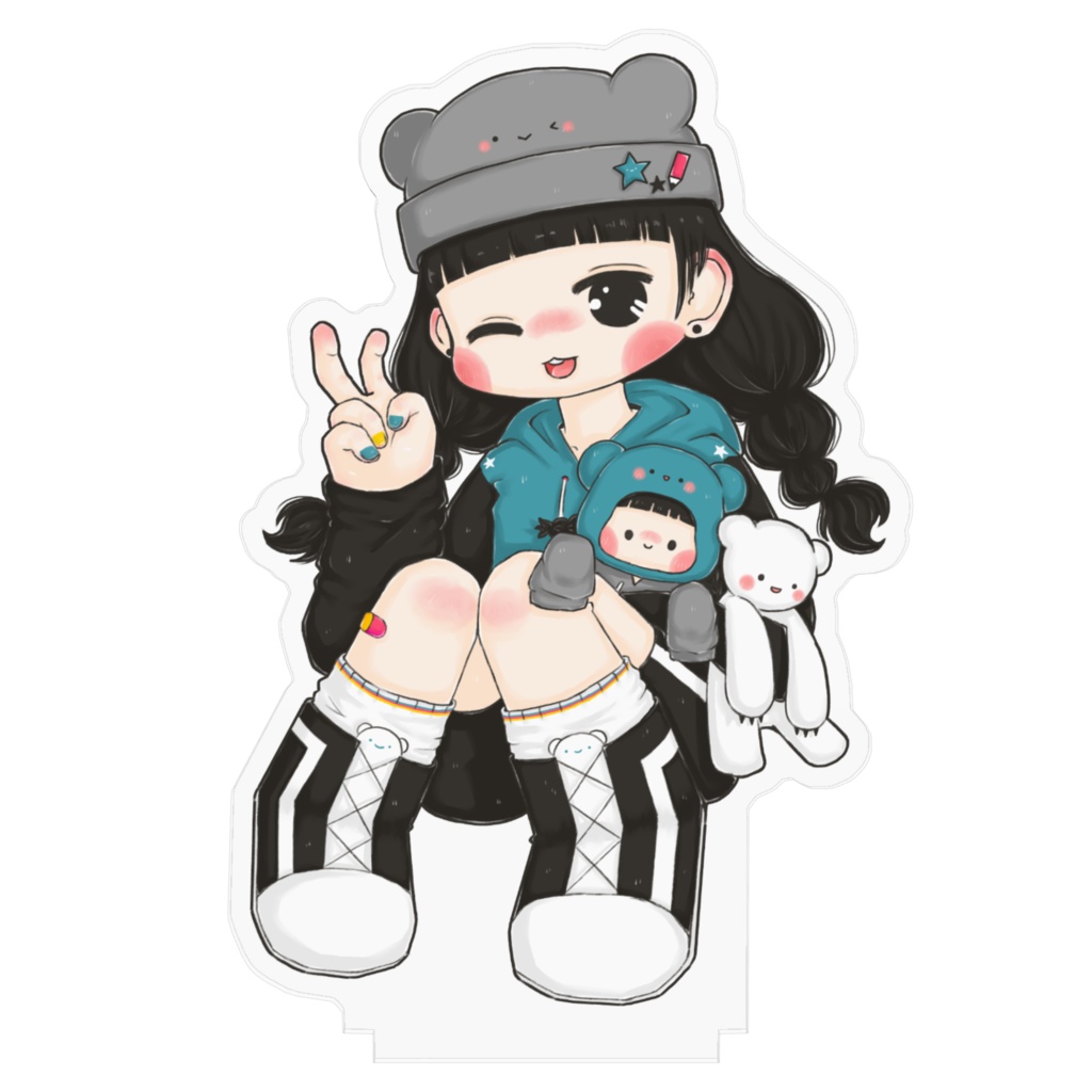 たぶにん活動2周年記念!10㎝/16cm/5cm/7cmアクリルフィギュア①