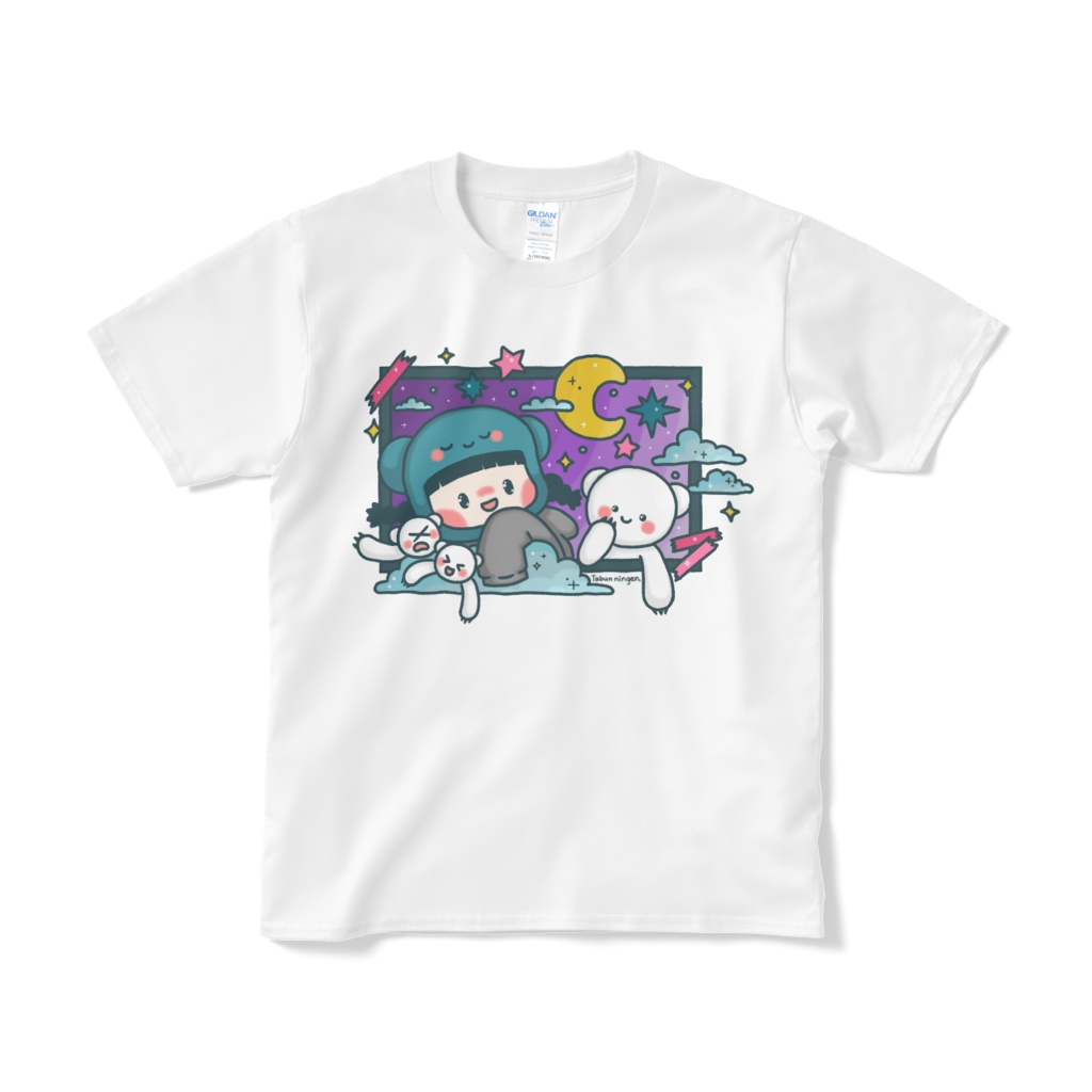 たぶにん活動3周年!たぶんTシャツ~たぶにんとたぶ丸キラキラver~