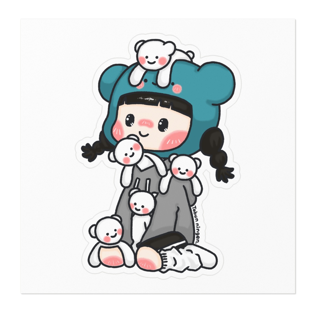 たぶにん活動3周年!たぶんステッカー~絵柄が選べます~