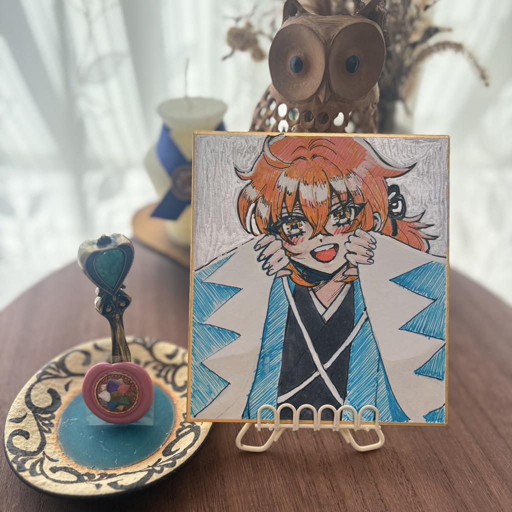 ぐだちゃん♀浅葱羽織色紙