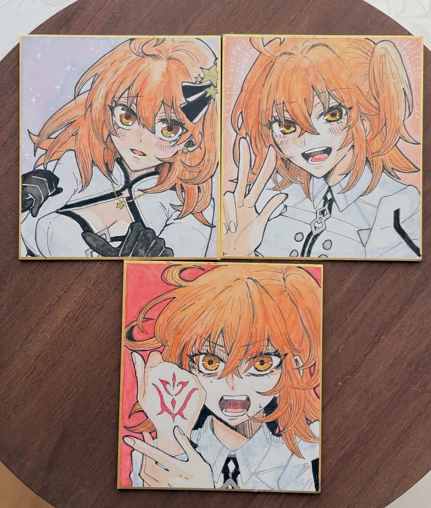 藤丸立香♀ランダムカラー色紙（全３種）