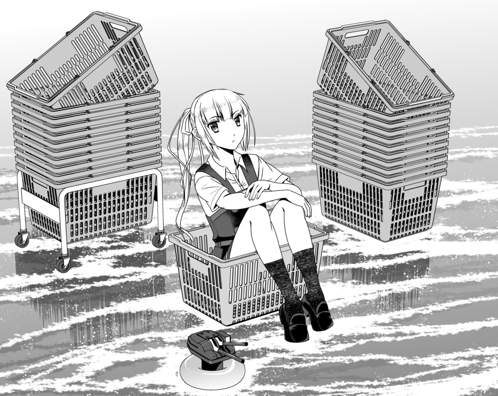 買い物カゴ3D