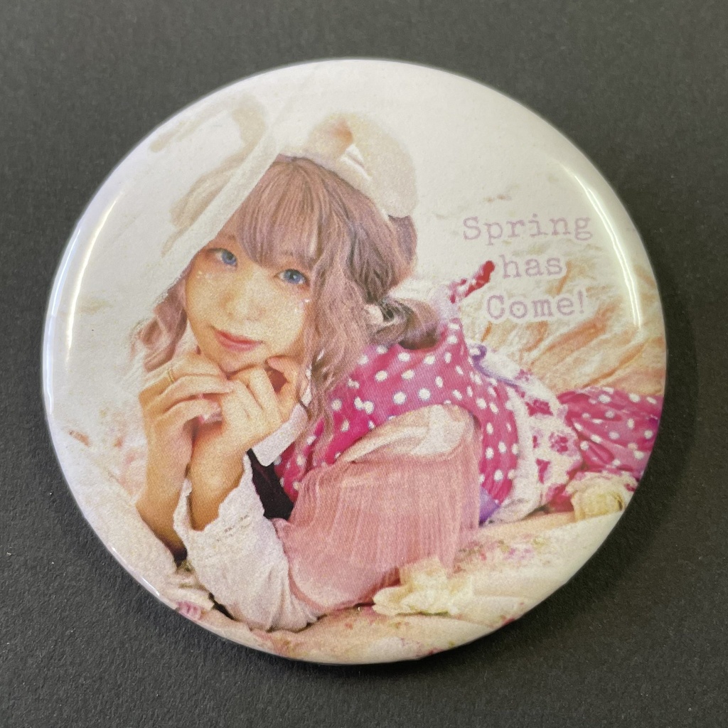 春うさぎ 缶バッジ