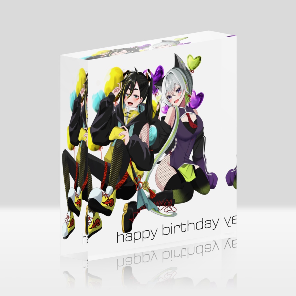てんもんめ姉弟 2023 birthday アクリルブロック