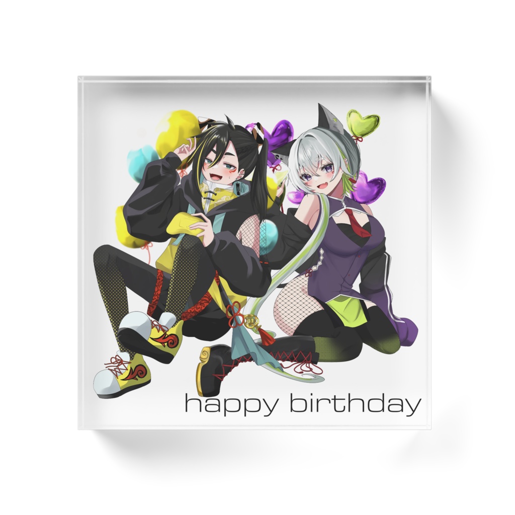 てんもんめ姉弟 2023 birthday アクリルブロック