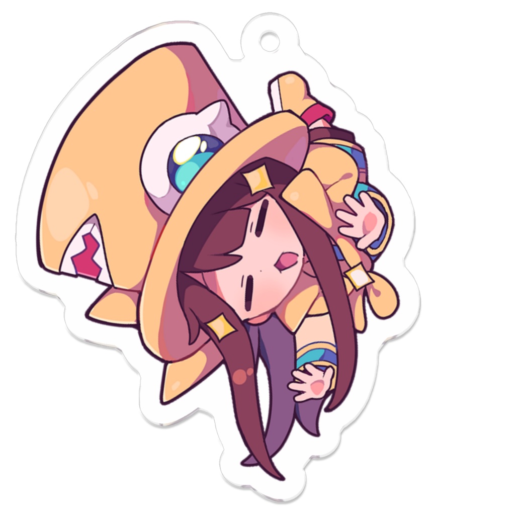 ぜくうつままれアクキー