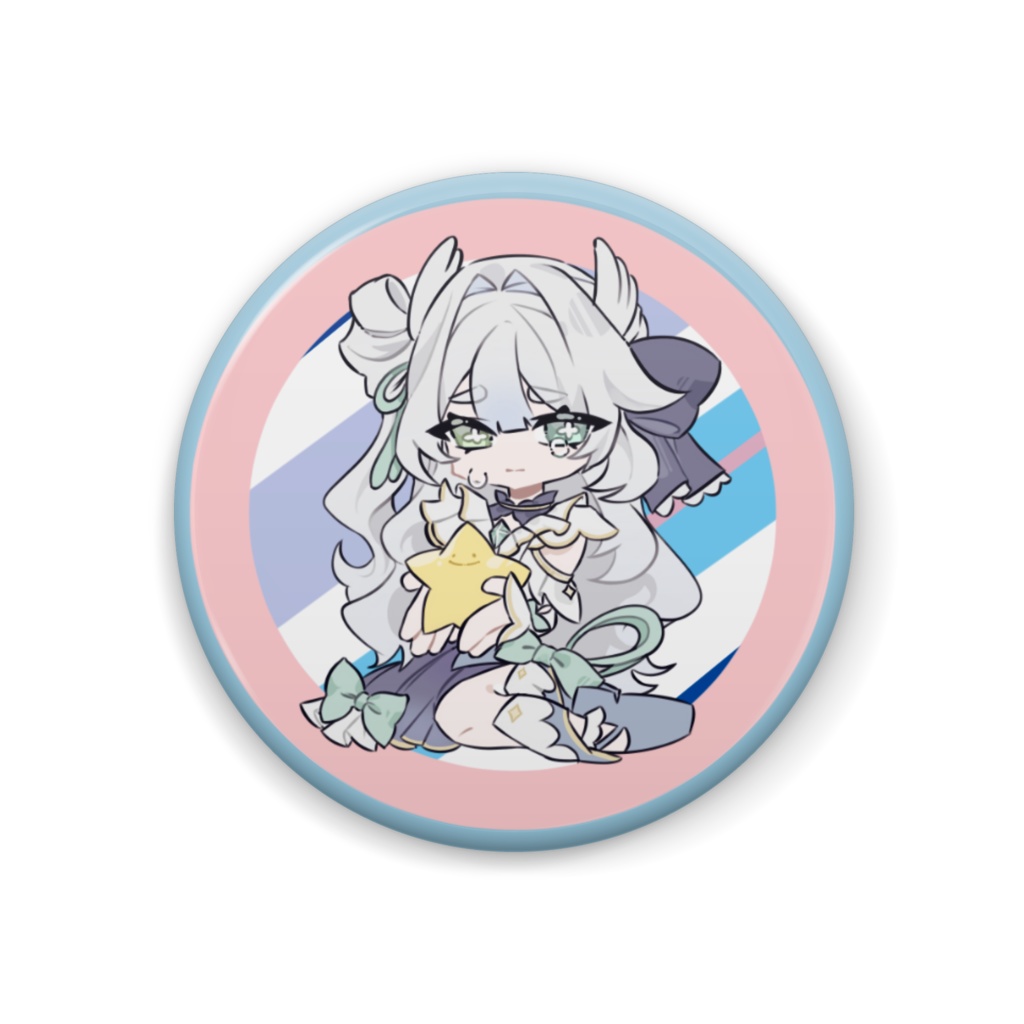 【初配信記念グッズ】星色まち缶バッチ2