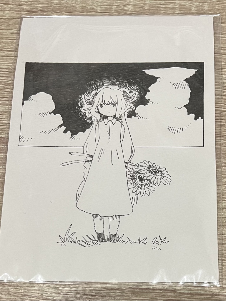 夢をみた　挿絵　原画