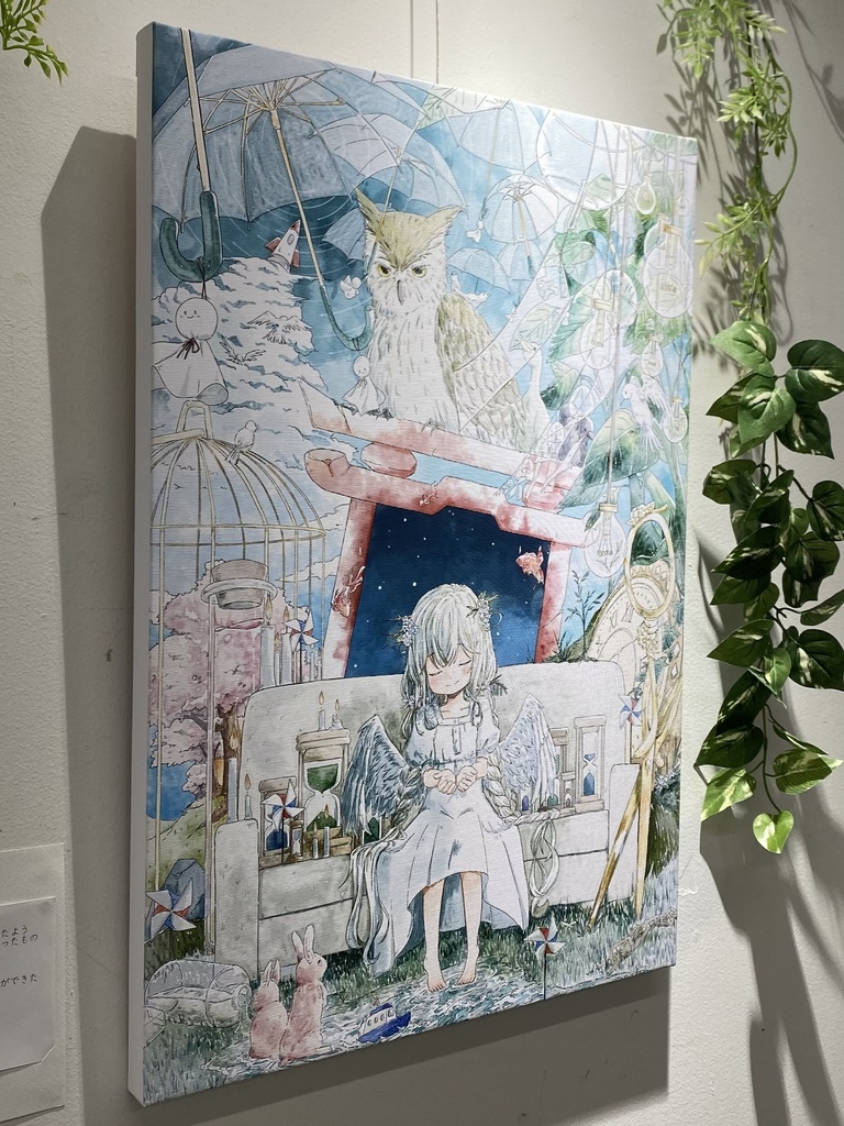 失せ物 A2キャンバスアート