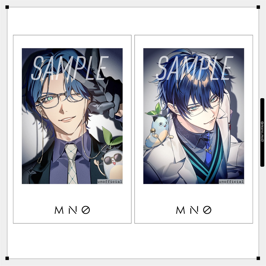 〚非公式〛エデン組チェキ風ステッカー(2枚組)