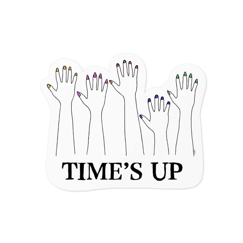 Time's up ステッカー
