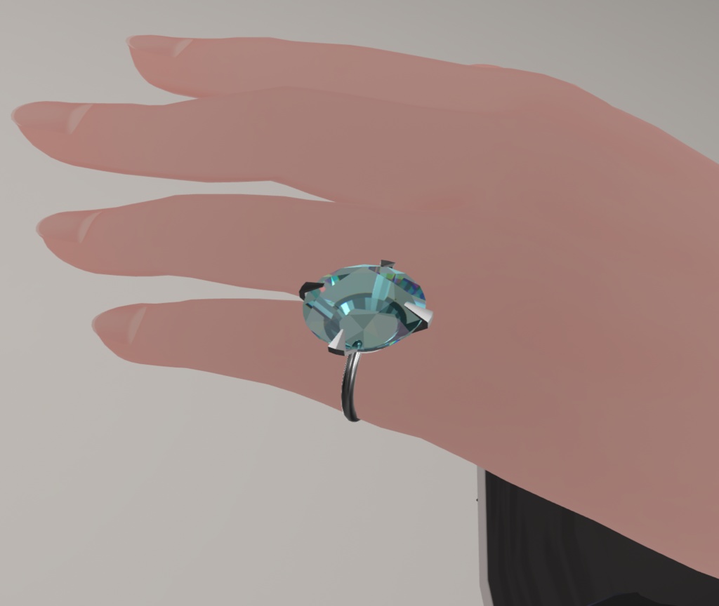 【無料】ダイヤリング【VRC想定】