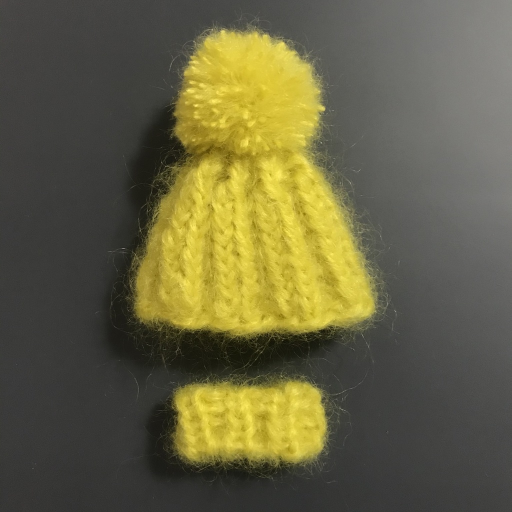 10cmぬい用ニット帽&スヌードセット(送料込)