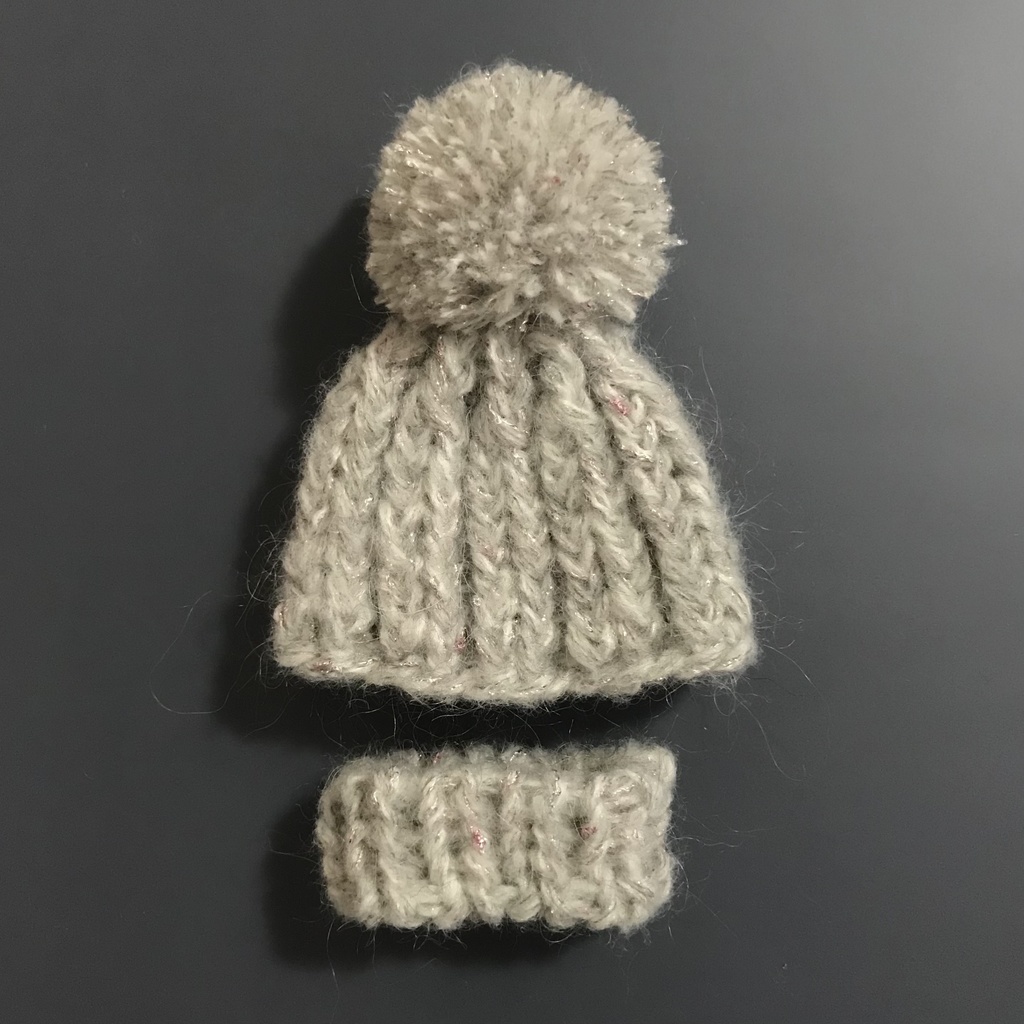 10cmぬい用ニット帽&スヌードセット(送料込)