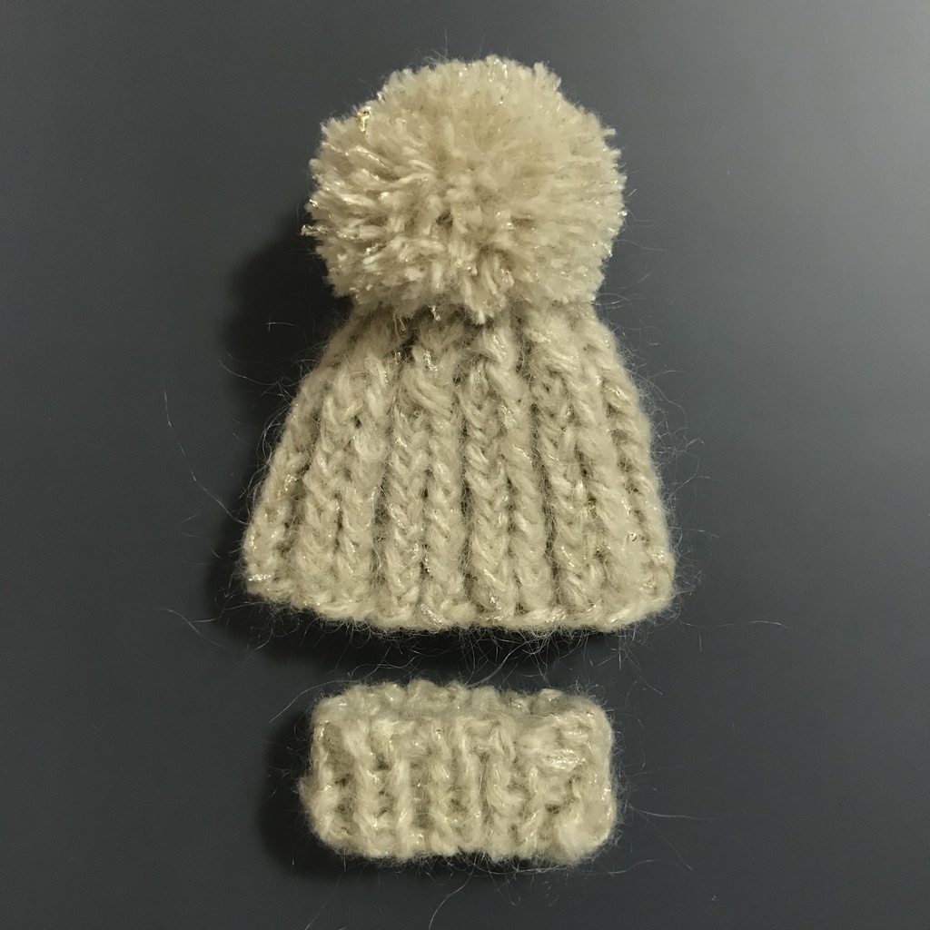 10cmぬい用ニット帽&スヌードセット(送料込)