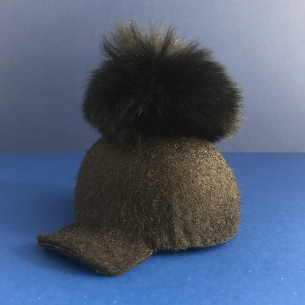 10cmぬい用ポンポンフェルトキャップ(送料込)