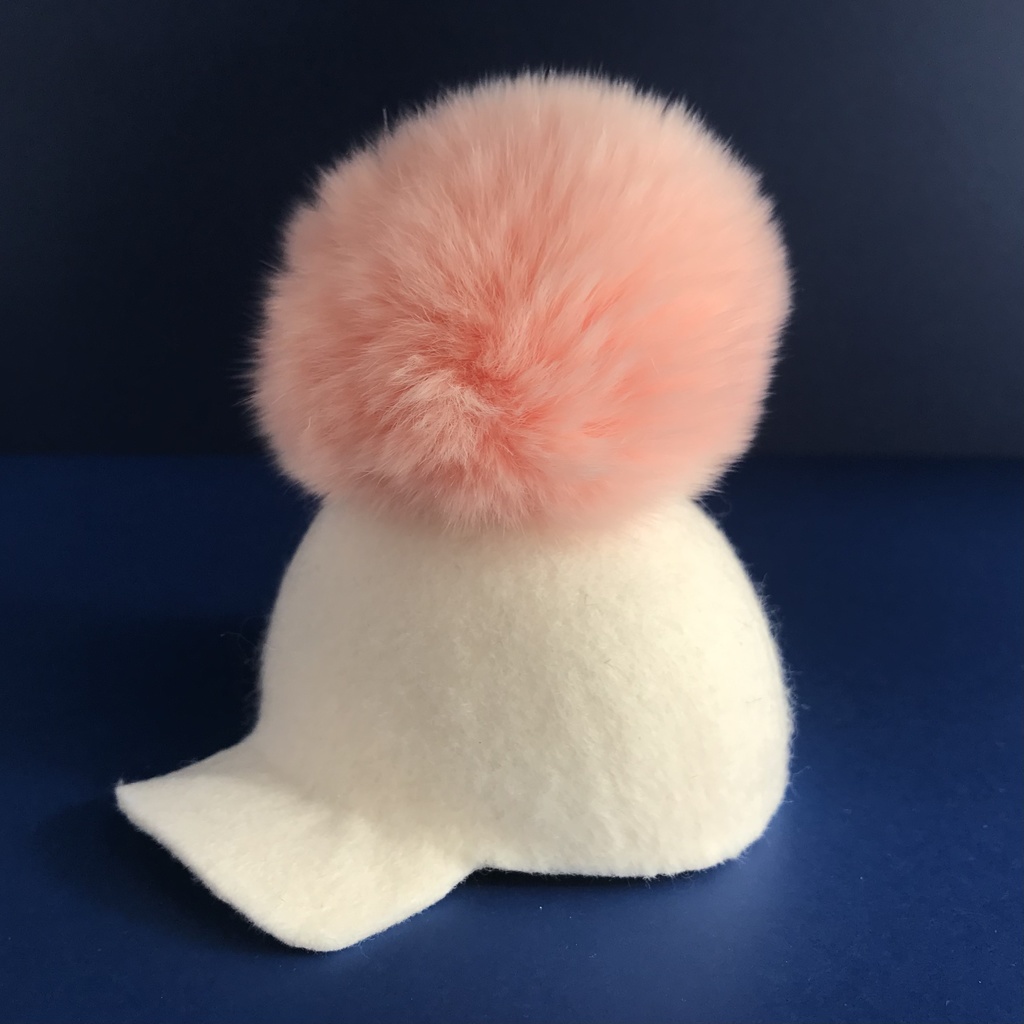 10cmぬい用ポンポンフェルトキャップ(送料込)