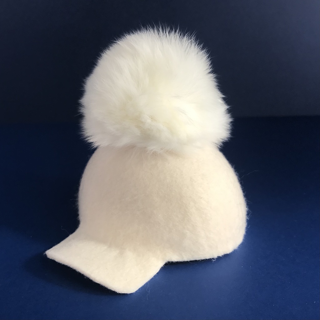 10cmぬい用ポンポンフェルトキャップ(送料込)