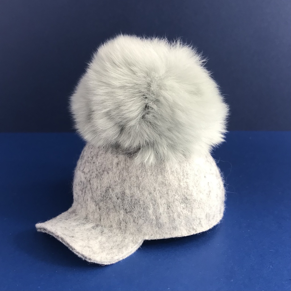 10cmぬい用ポンポンフェルトキャップ(送料込)