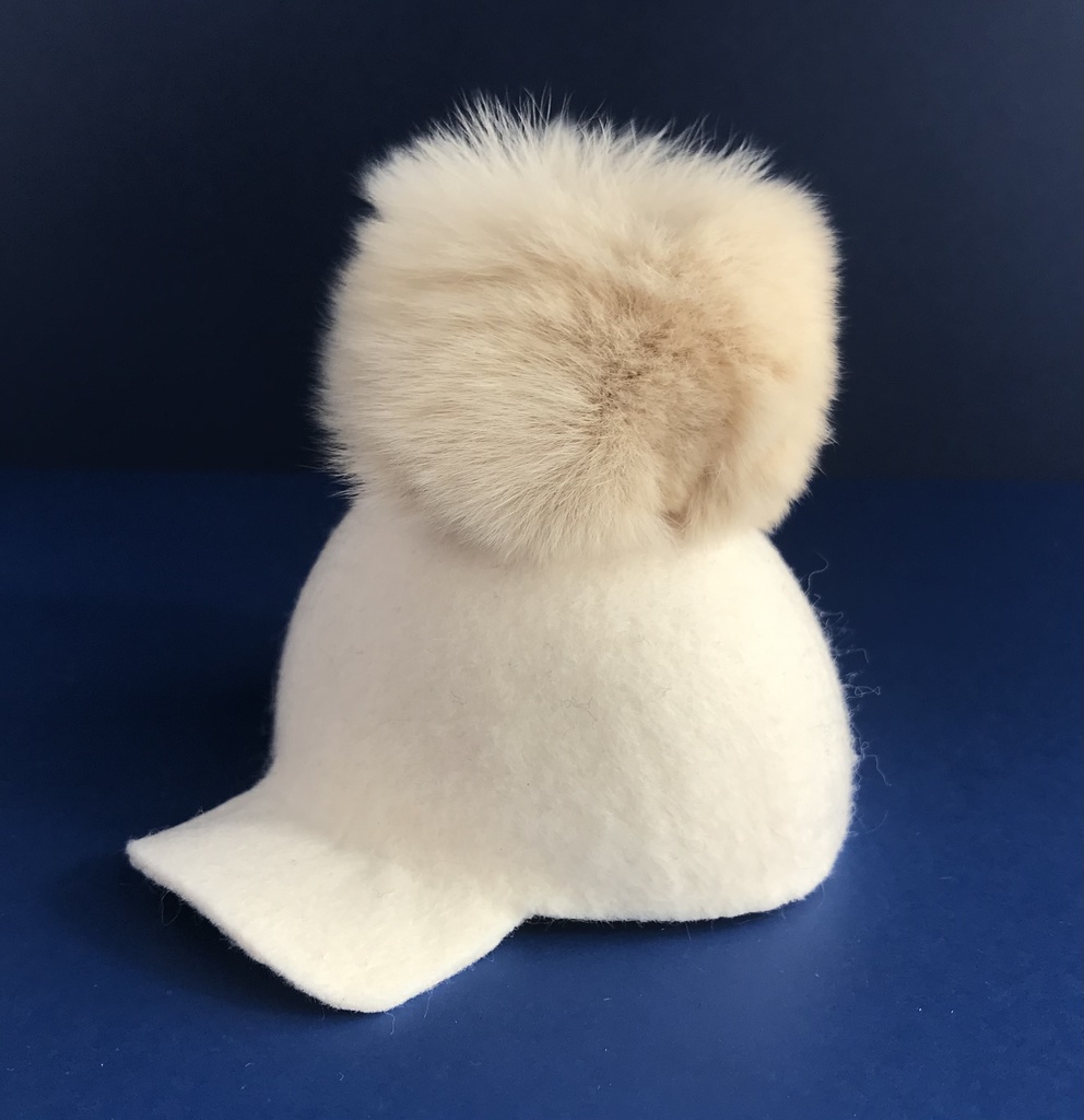10cmぬい用ポンポンフェルトキャップ(送料込)