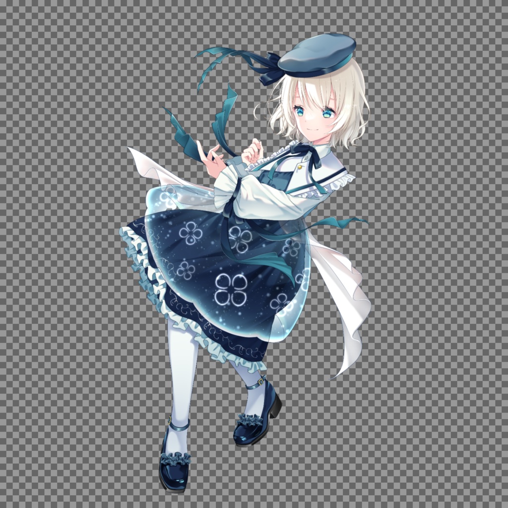 朝凪ゆの キービジュアル(背景なし) アクリルキーホルダー