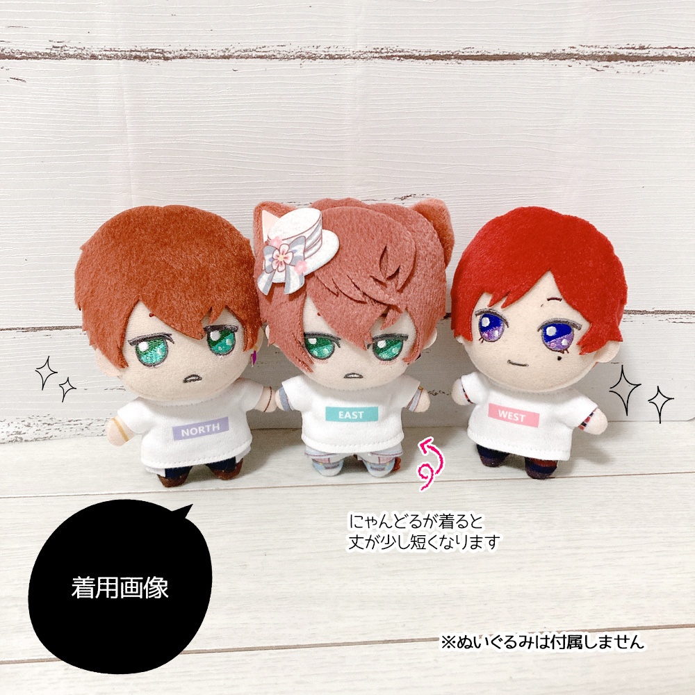 👶🐱きらどる&にゃんどる兼用国Tシャツ