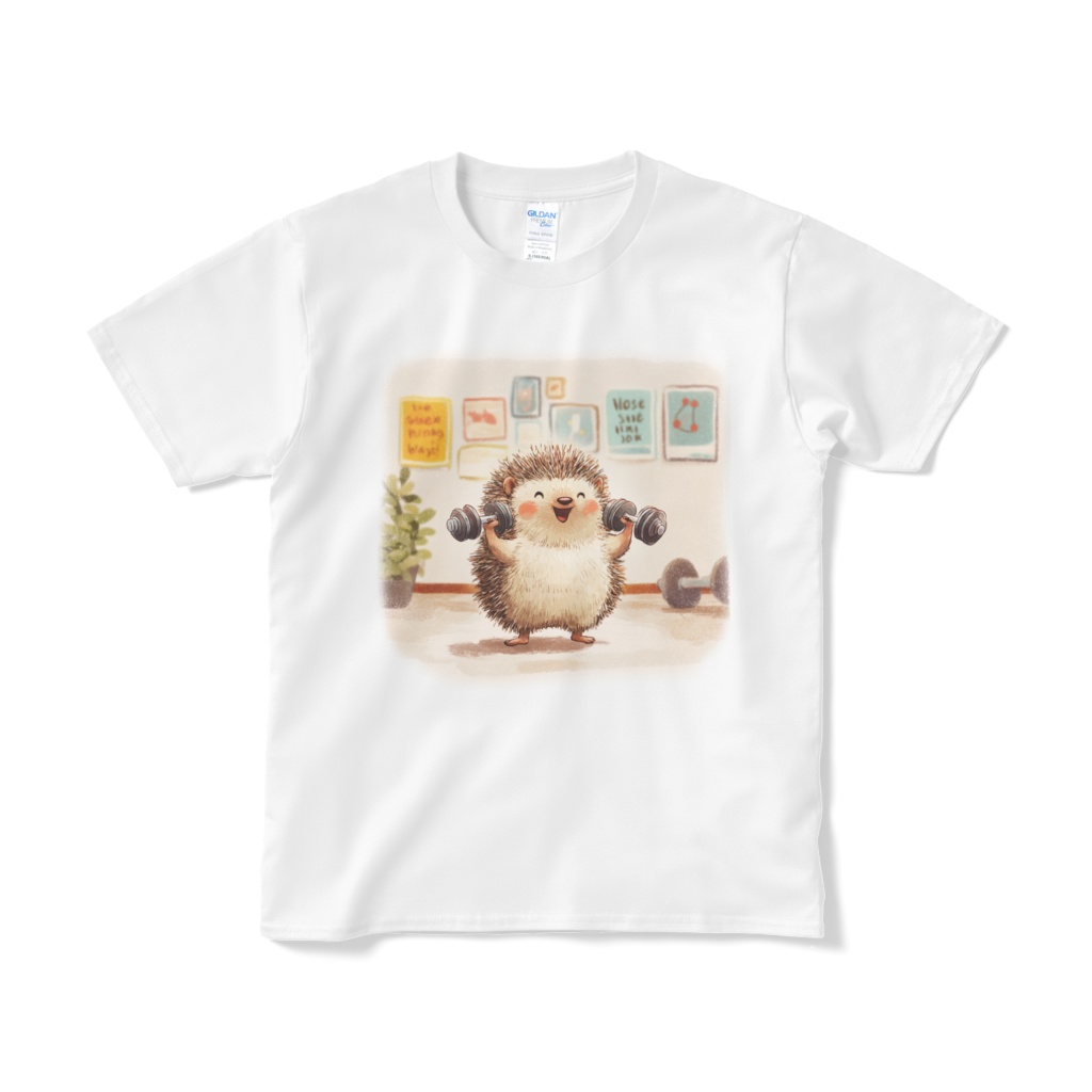 ドヤ顔の筋トレハリネズミ