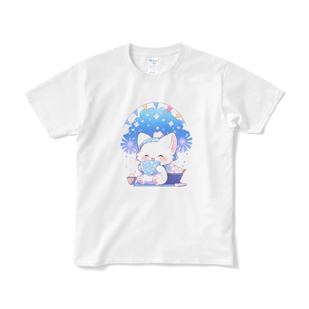 【猫】かき氷と猫