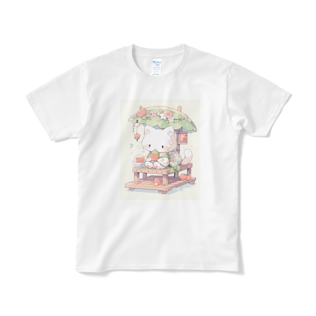 【猫】風鈴と浴衣で夏気分♡