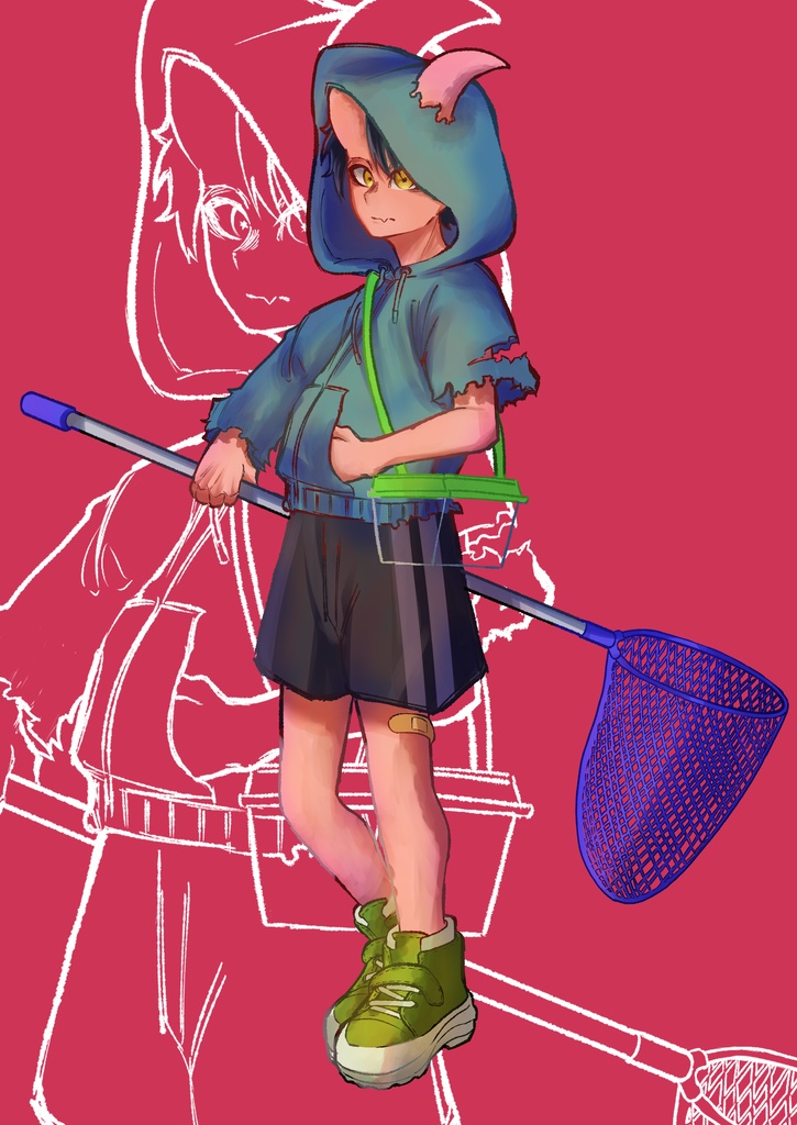 鬼　ポストカード