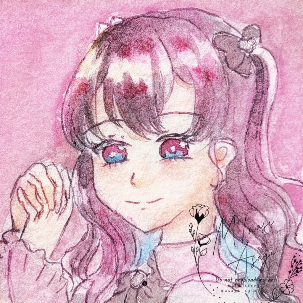 ミニ原画「「「どの子がお好み?」」」