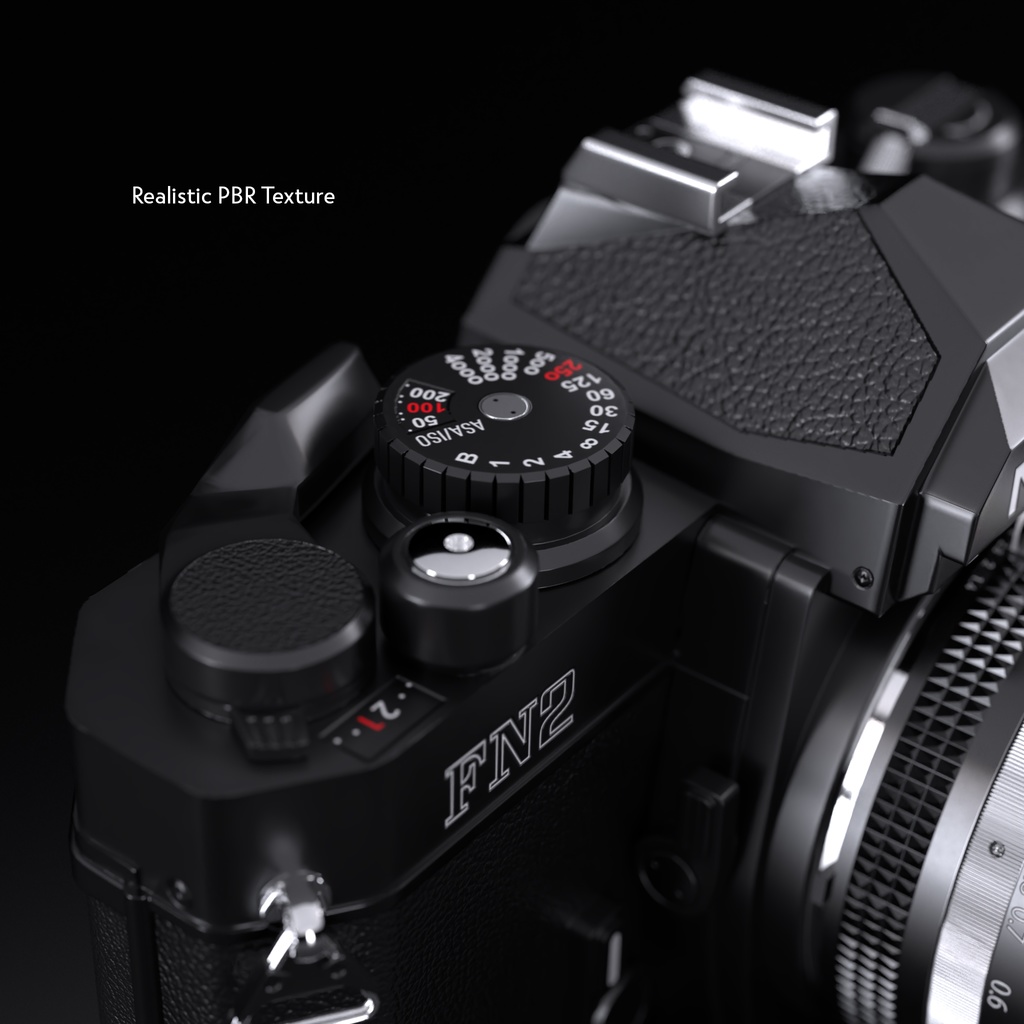 【3Dモデル】フィルムカメラ Nihon FN2【VirtualLens2対応】