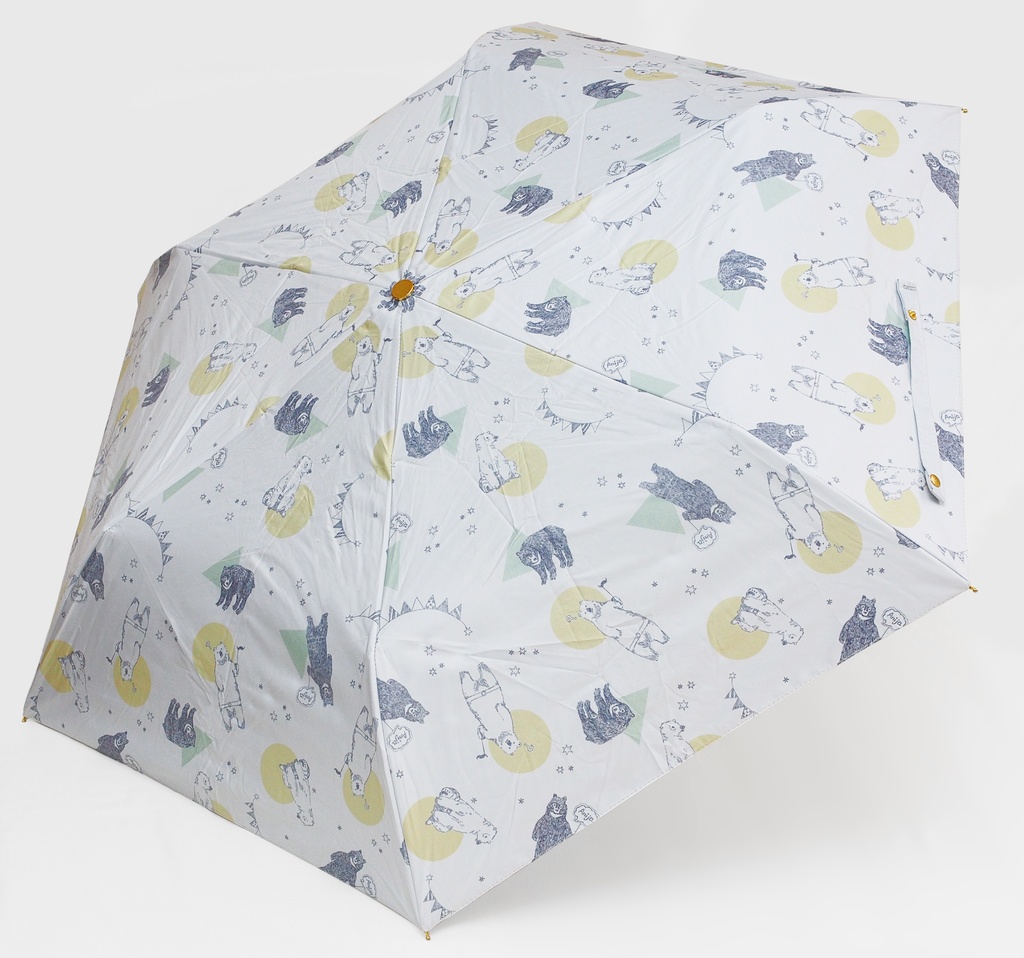 源氏兄弟ベアー 折りたたみ傘 Totto Design Booth